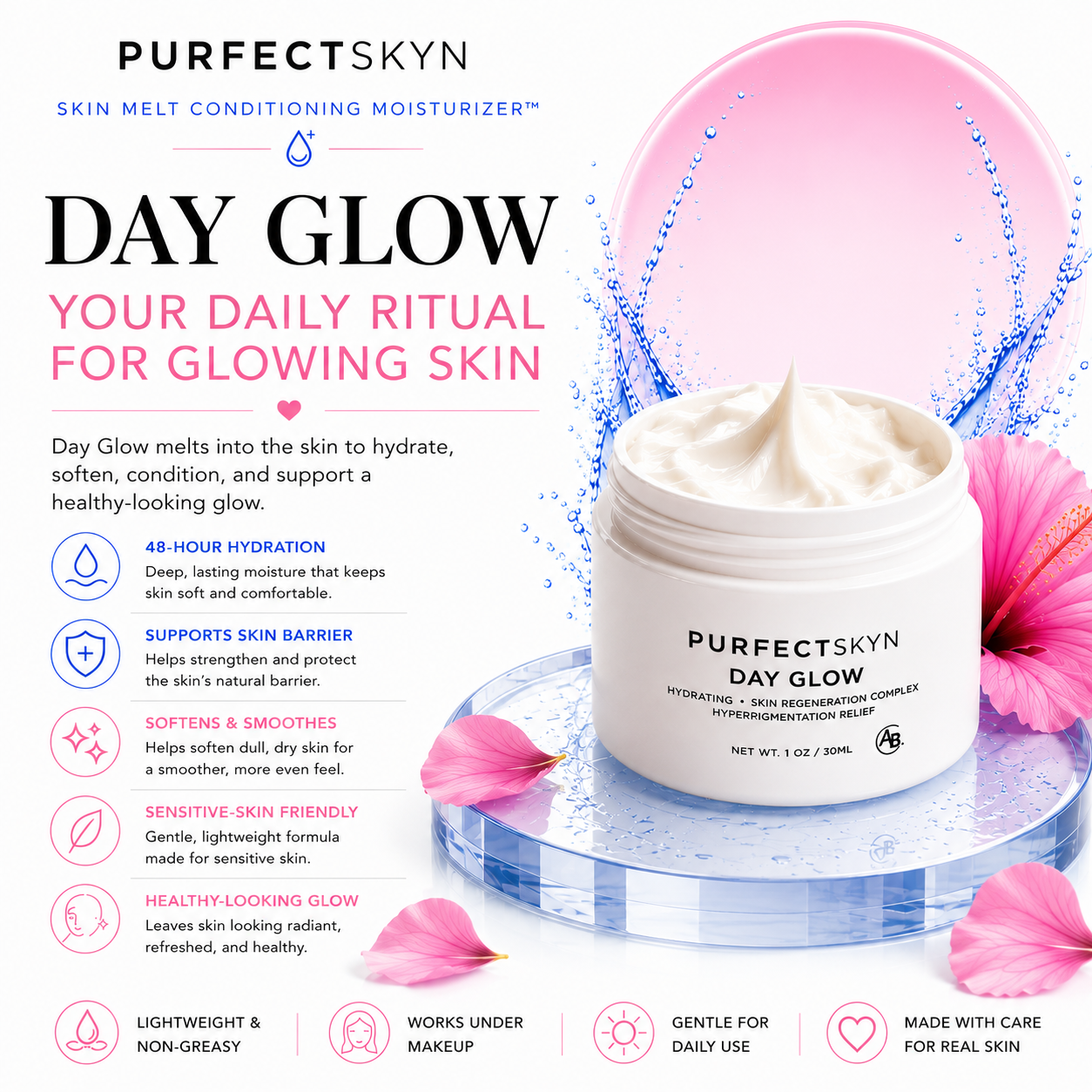 Day Glow Duo Set – Sensitive Skin Moisturizer Bundle – PurfectSkyn